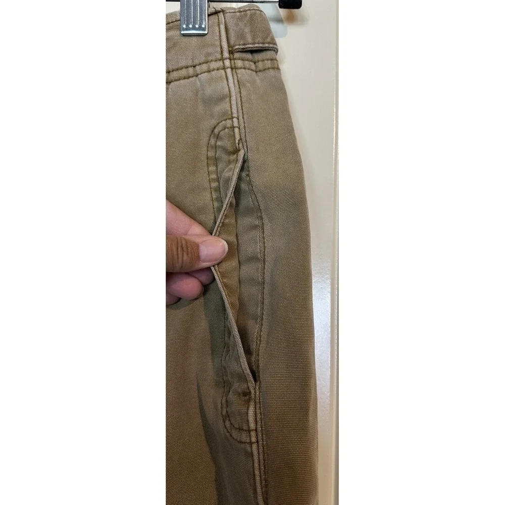 Old Navy Women's High Rise Wide Leg Ochre to you canvas trousers jeans Sz‎ 12P